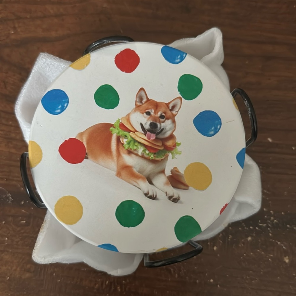 Ceramic coasters